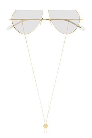 Lunettes de soleil mixte - Catégorie 3 - Gucci - Doré