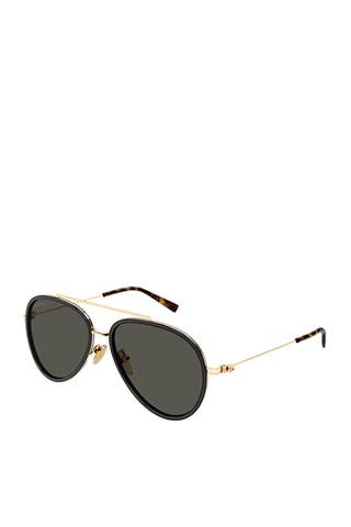 Lunettes de soleil mixte - Catégorie 3 - Gucci - Noir et doré