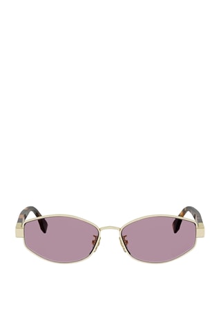 Lunettes de soleil mixte - Catégorie 3 - Fendi - Doré