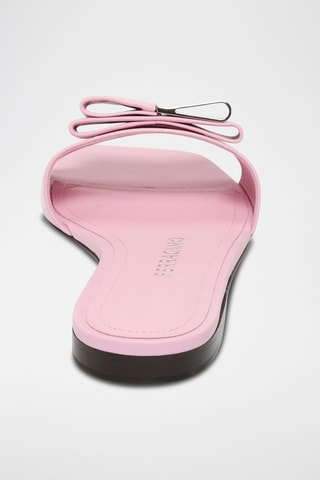 Mules en cuir - Rose