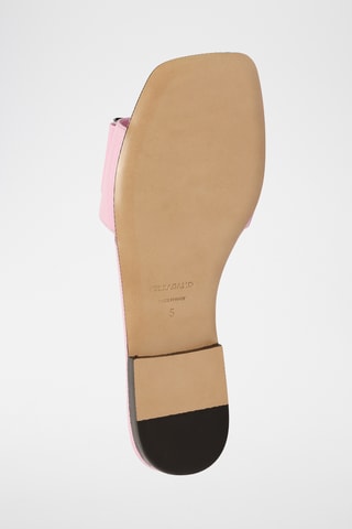 Mules en cuir - Rose