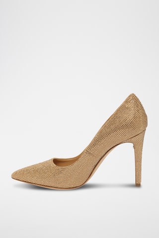 Escarpins en cuir suédé - Beige