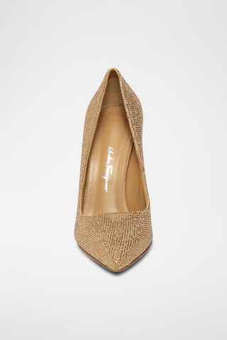 Escarpins en cuir suédé - Beige