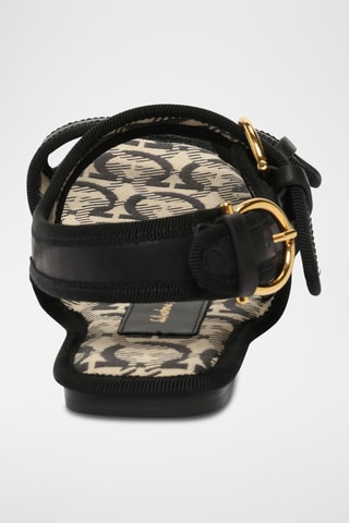Sandales en cuir - Noir