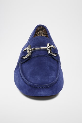 Mocassins en cuir - Bleu marine