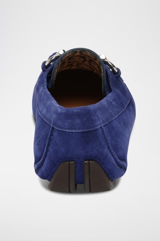 Mocassins en cuir - Bleu marine