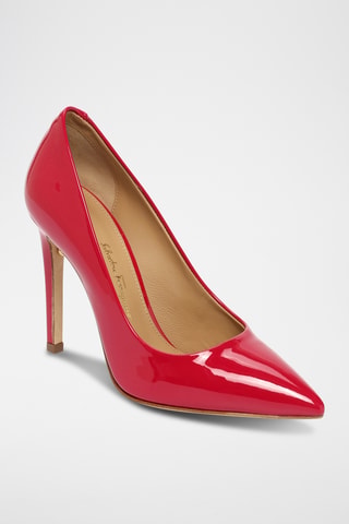 Escarpins vernis en cuir - Rouge