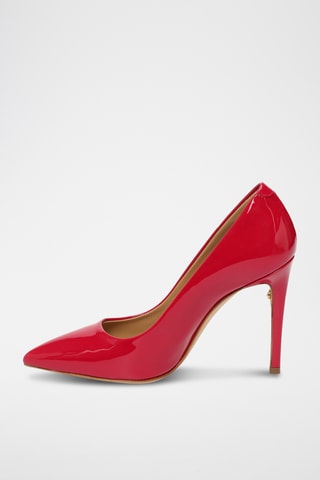 Escarpins vernis en cuir - Rouge