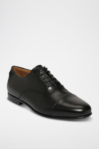 Richelieus en cuir - Noir