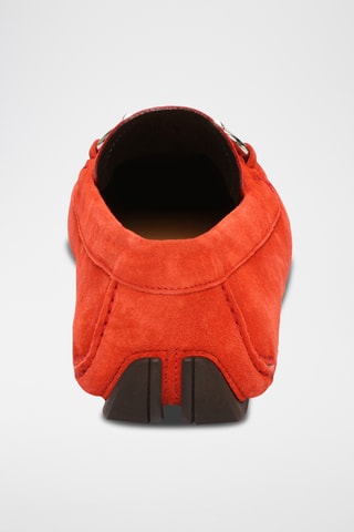 Mocassins en cuir - Orange
