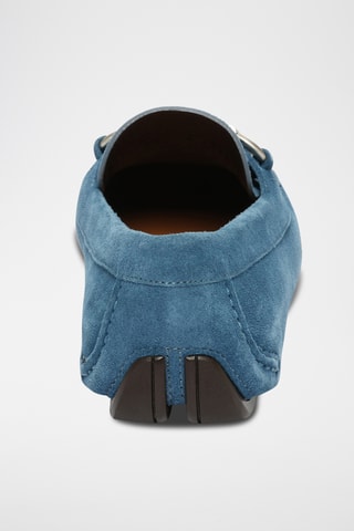 Mocassins en cuir - Bleu