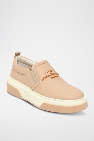 Baskets en cuir - Rose
