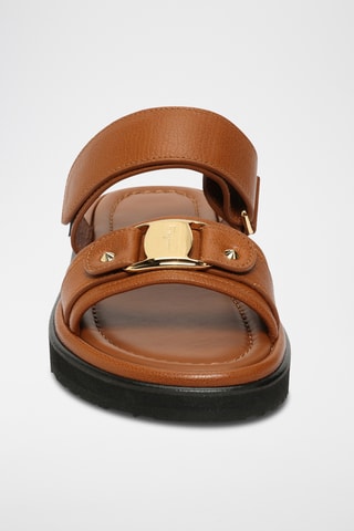 Sandales en cuir - Camel