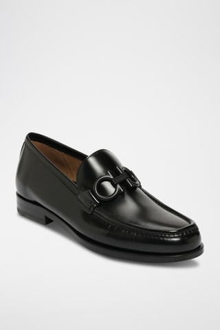 Mocassins vernis en cuir - Noir