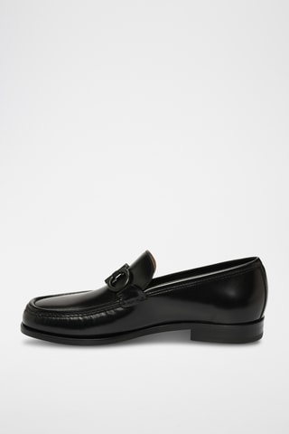 Mocassins vernis en cuir - Noir