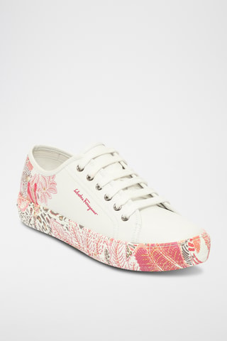 Sneakers en cuir - Rose