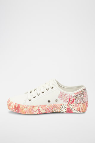 Sneakers en cuir - Rose