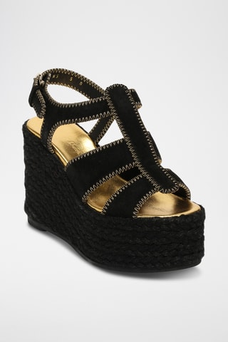 Sandales plateformes - Noir