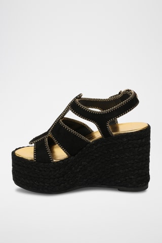 Sandales plateformes - Noir