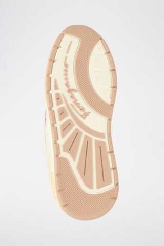 Sneakers compensées en cuir - Blanc