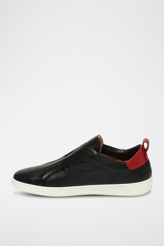 Sneakers en cuir - Noir