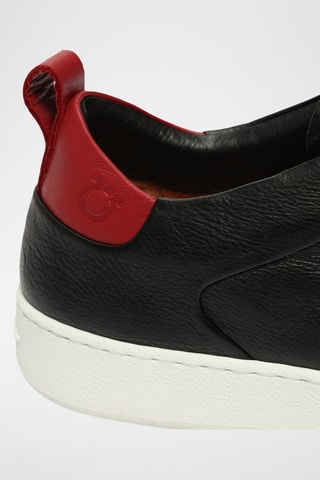 Sneakers en cuir - Noir