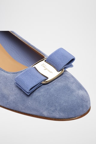 Escarpins en cuir suédé - Bleu