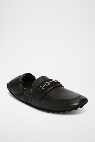 Mocassins en cuir - Noir