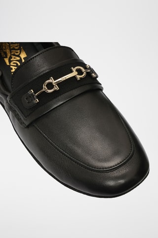 Mocassins en cuir - Noir