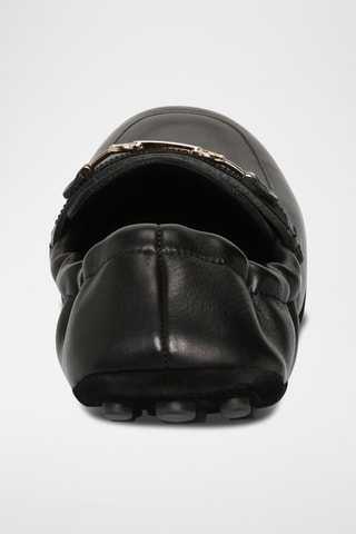 Mocassins en cuir - Noir