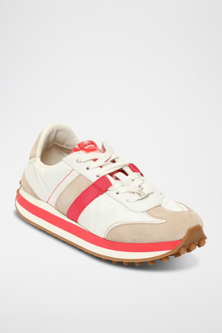 Sneakers en cuir - Rose