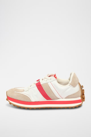 Sneakers en cuir - Rose