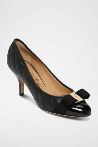 Escarpins vernis en cuir - Noir