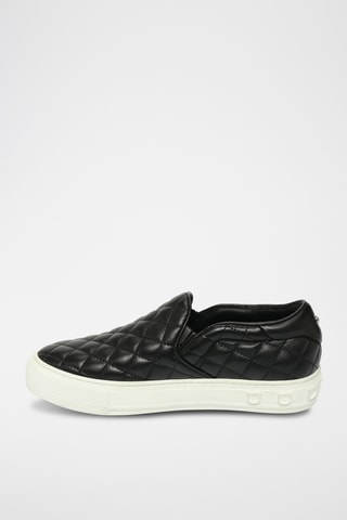 Sneakers en cuir - Noir