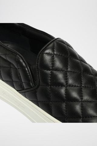 Sneakers en cuir - Noir