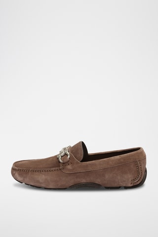 Mocassins en cuir - Marron