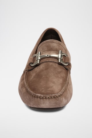 Mocassins en cuir - Marron