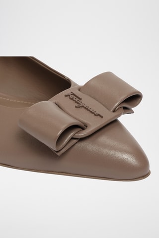 Ballerines en cuir - Marron