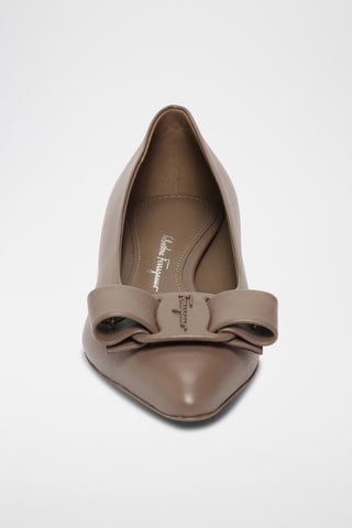 Ballerines en cuir - Marron