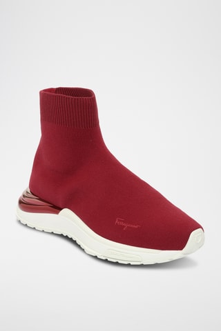 Sneakers montantes - Bordeaux