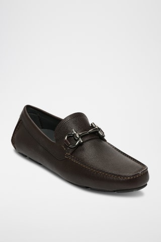 Mocassins en cuir - Marron
