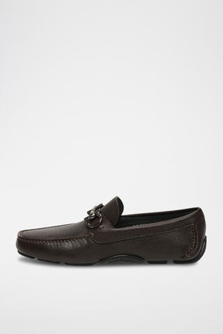 Mocassins en cuir - Marron