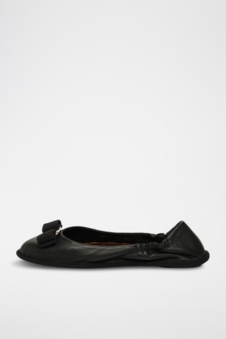 Ballerines en cuir - Noir
