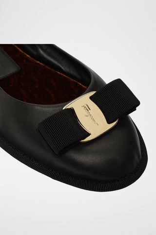 Ballerines en cuir - Noir