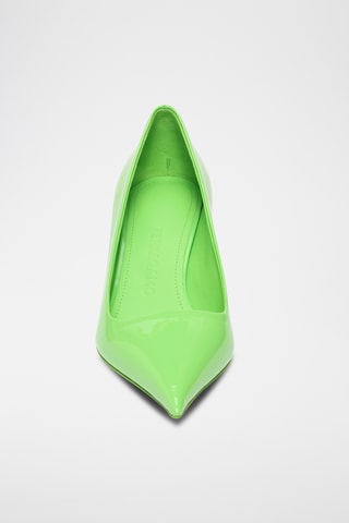 Escarpins vernis en cuir - Vert