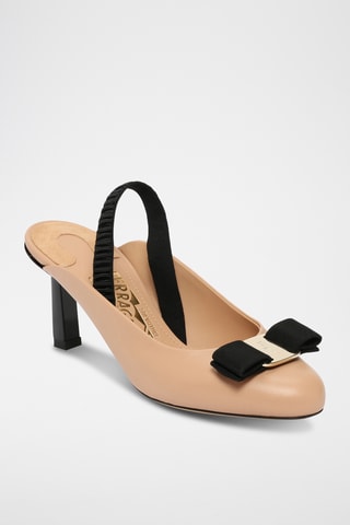 Escarpins en cuir - Marron