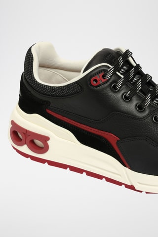 Sneakers en cuir - Noir