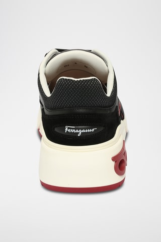 Sneakers en cuir - Noir