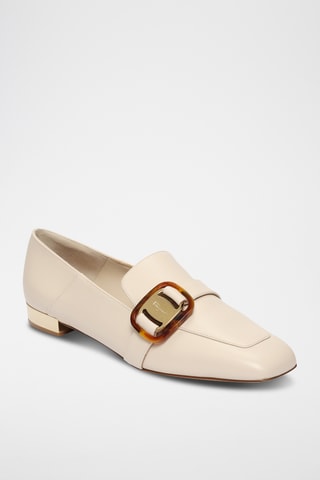 Mocassins en cuir - Beige