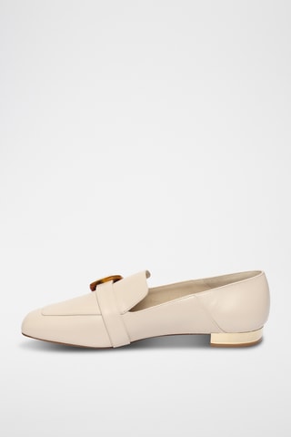 Mocassins en cuir - Beige